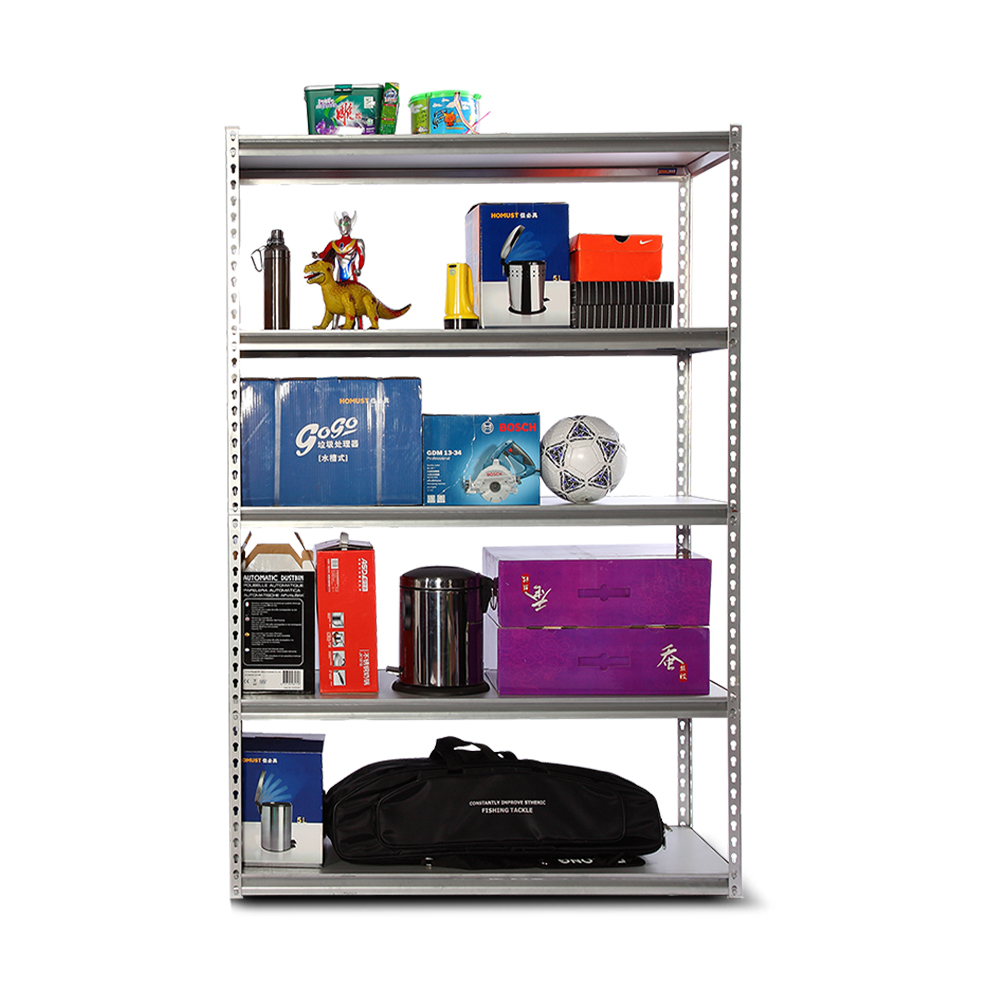 5-Layer Adjustable Metal Storage Rack for Home, Office & Warehouse